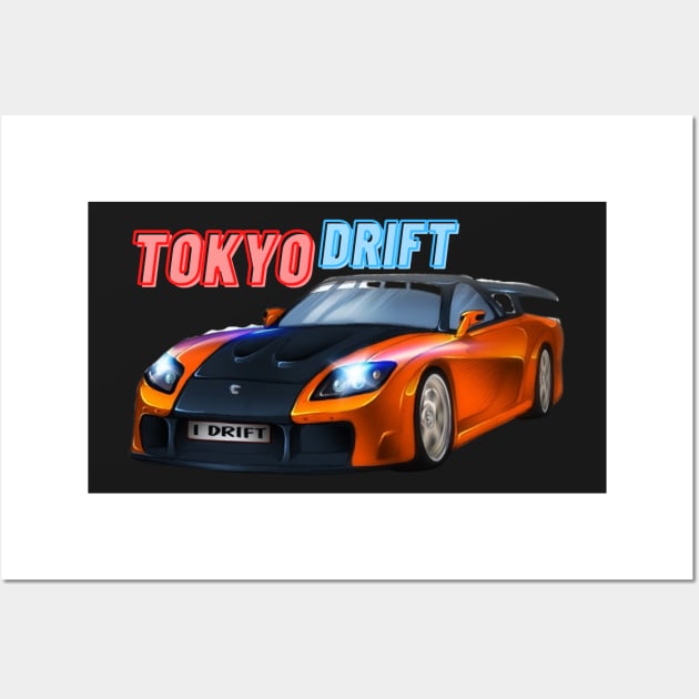 Tokyo Drift Wall Art by MOTOSHIFT